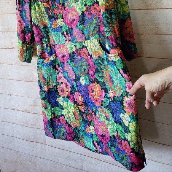 Anthropologie HD in Paris Tropicalist Floral  Shift Dress - Picture 4 of 11